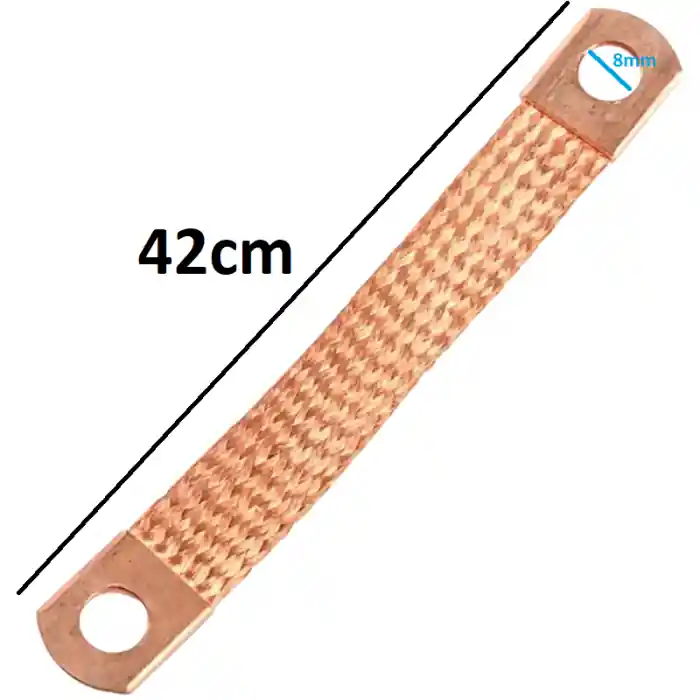 Cablu de masa 42cm, fi 8mm, Cupru Cumpără acum