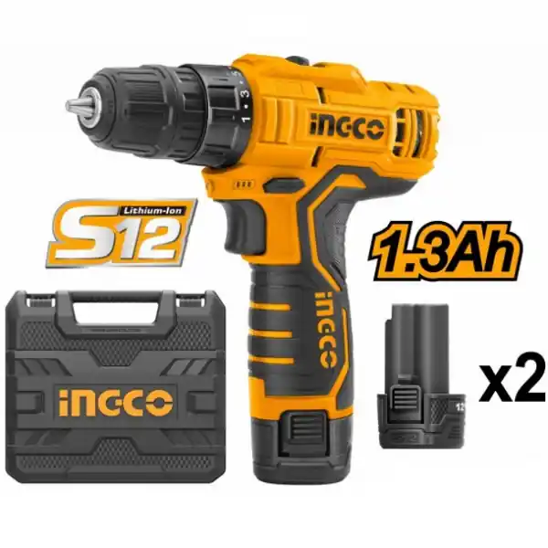 Plată securizată Masina de gaurit si infiletat cu 2 acumulatori, 12V