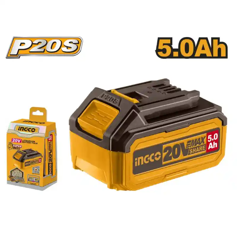 Plată securizată Acumulator, baterie 20V cu 5.0Ah Li-Ion