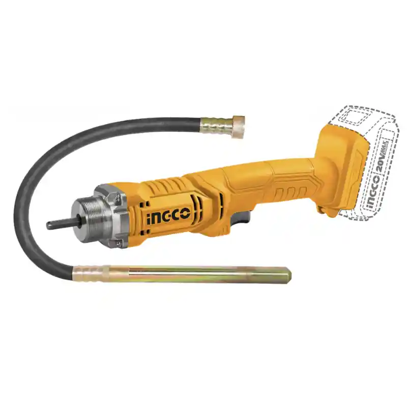 Vibrator Beton Fara Fir, 20V, 2300rpm, Furtun 1,2m, Acumulator 2.0Ah Ieftin