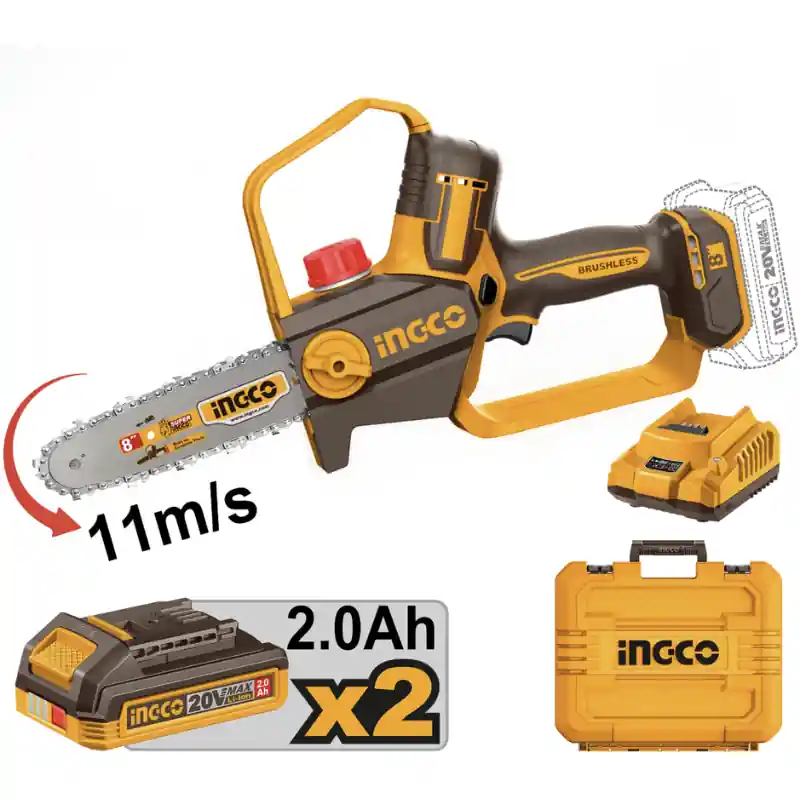 Fierastrau electric cu acumulator, 20V, lama 20cm, brushless, 2 baterii 2Ah Expediere rapidă