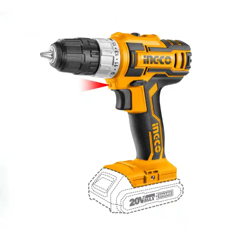 Masina de gaurit si insurubat cu acumulator INGCO CDLI20024, 20V, mandrina rapida 10 mm, 1500 RPM Vezi acum