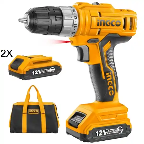 Masina de gaurit si infiletat cu 2 acumulatori, 12V + geanta Cumpără acum