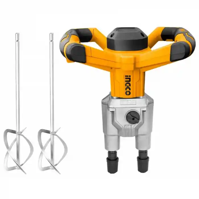 Reducere extra Mixer, amestecator dublu, malaxor pentru adezivi, mortar, 1800 W