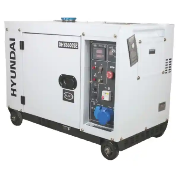 Premium Generator de curent monofazat cu motor diesel HYUNDAI DHY8600SE