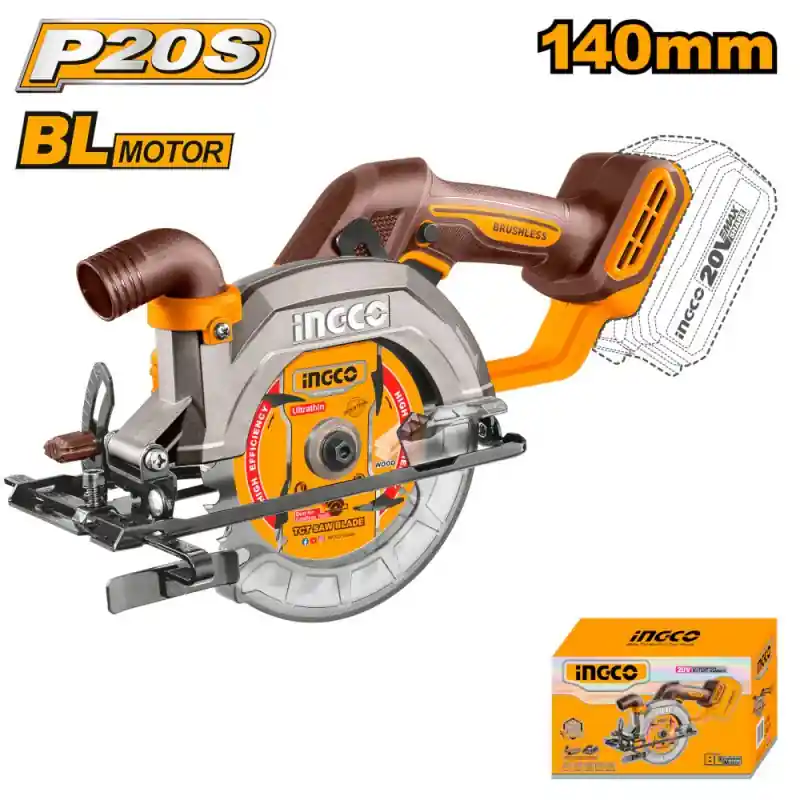 Comandă acum Fierastrau Circular pe Acumulator, P20S, 20V, 140mm, Brushless