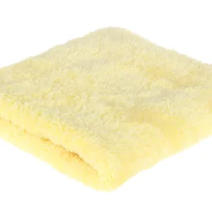 Disponibil imediat Prosop din microfibră Purestar Plush Light Buffing Prosop galben