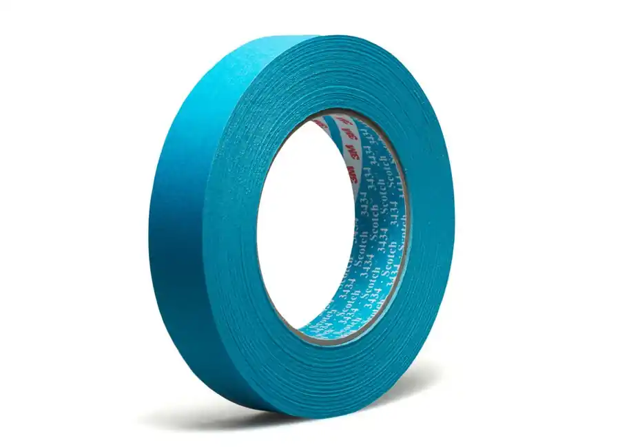 Bandă de mascare rezistentă la apă 3M 3434 albastră, dimensiune 24 mm x 50 m Discount