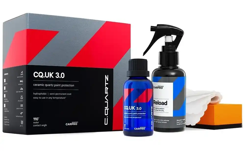 Protecție ceramică a vopselei CarPro CQuartz UK 3.0 (30 ml) + Reload Ultima șansă