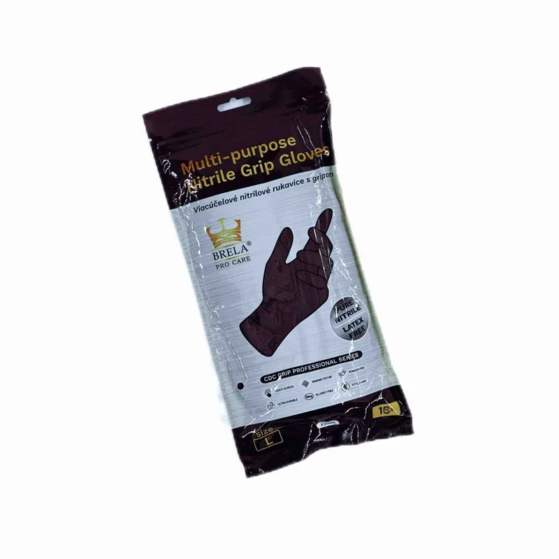 Mănuși din nitril rezistente chimic Brela Pro Care CDC Grip Nitrile - L (pachet de 10 buc.) Doar azi