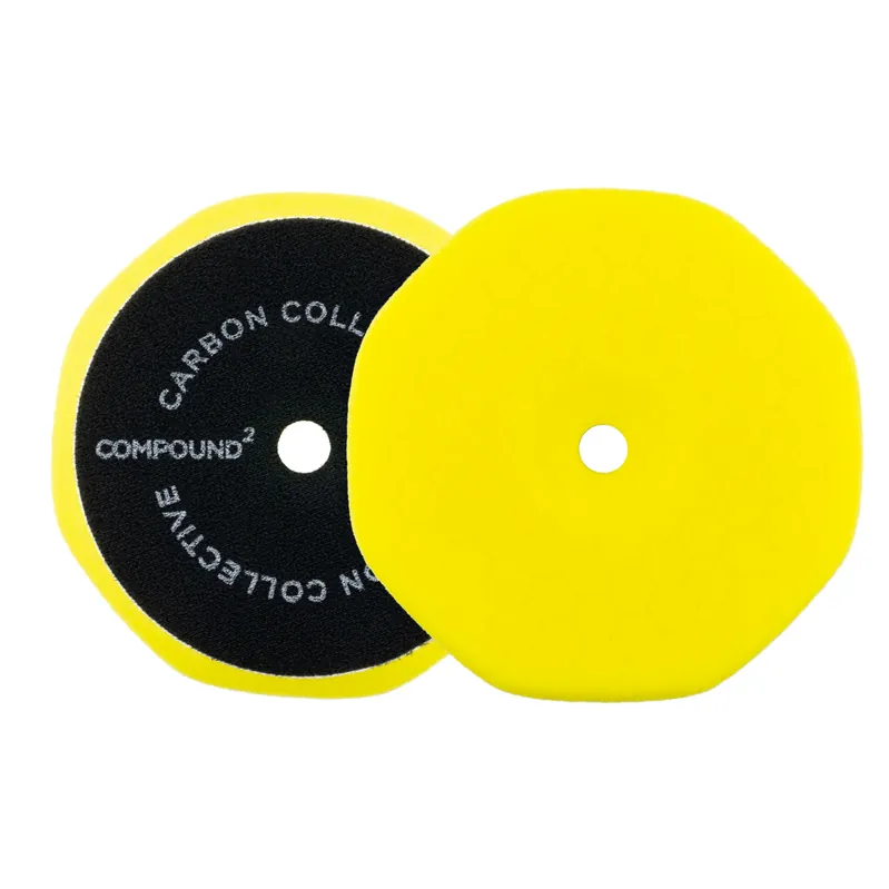 Carbon Collective HEX Foam Polishing Pad (Compound 2 - Yellow) - 5″ (125 mm) Cumpărături sigure