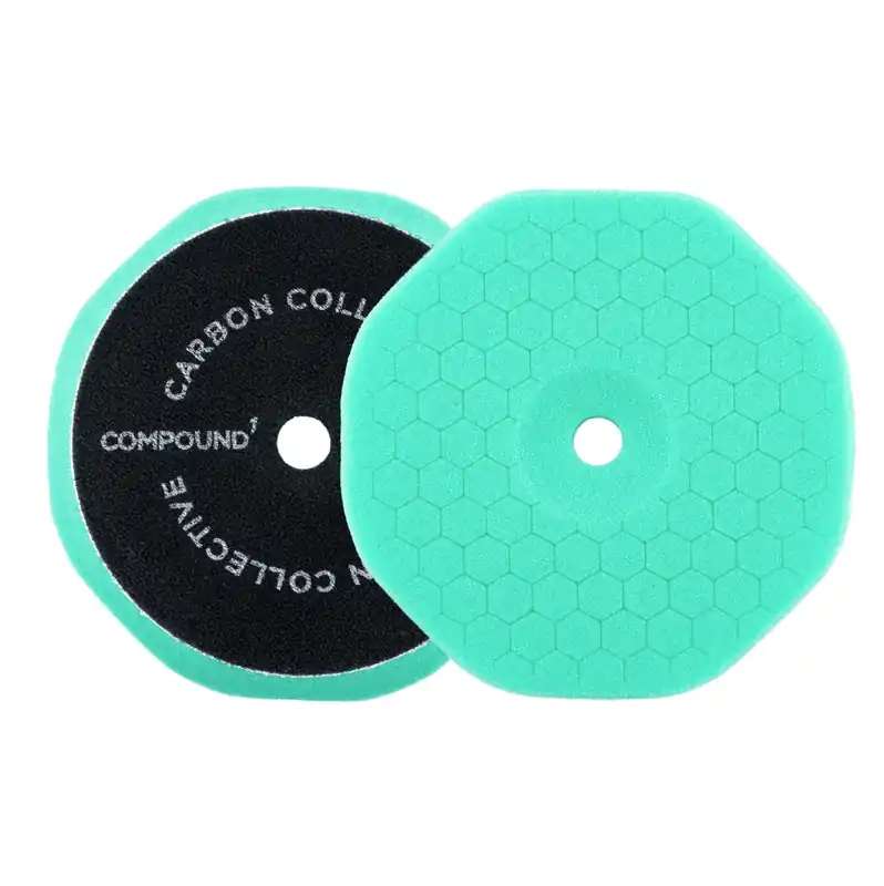 Carbon Collective HEX Foam Polishing Pad (Compound 1 - Green) - 5″ (125 mm) Retur gratuit