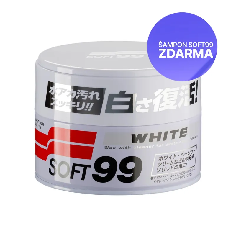 Livrare rapidă Soft99 White Soft Wax (350 g)