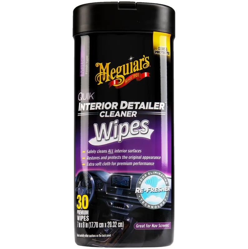 Meguiar's Quik Interior Detailer Wipes (25 pack) Preț mic