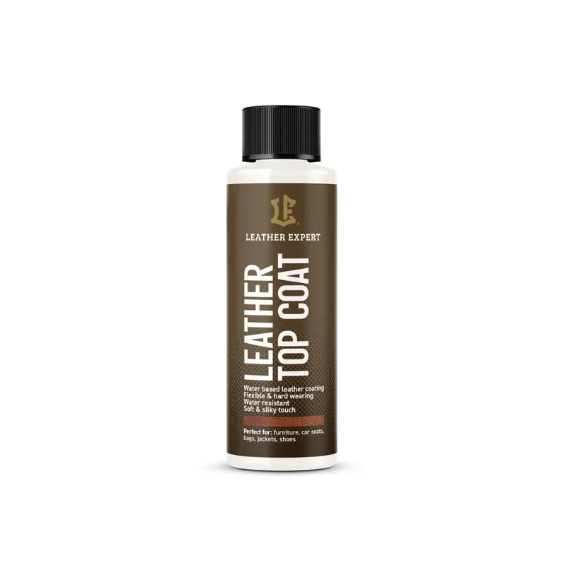 Plată securizată Lac poliuretan pe piele Leather Expert - Leather Top Coat (50 ml) - mat
