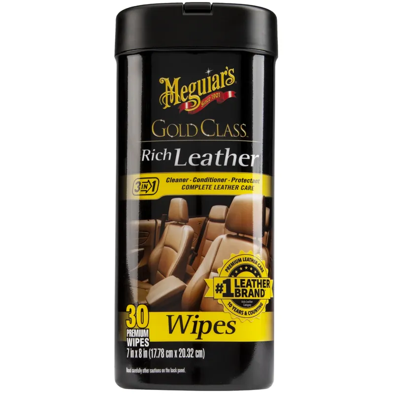 Preț mic Meguiar's Gold Class Rich Leather Wipes (25 pack)