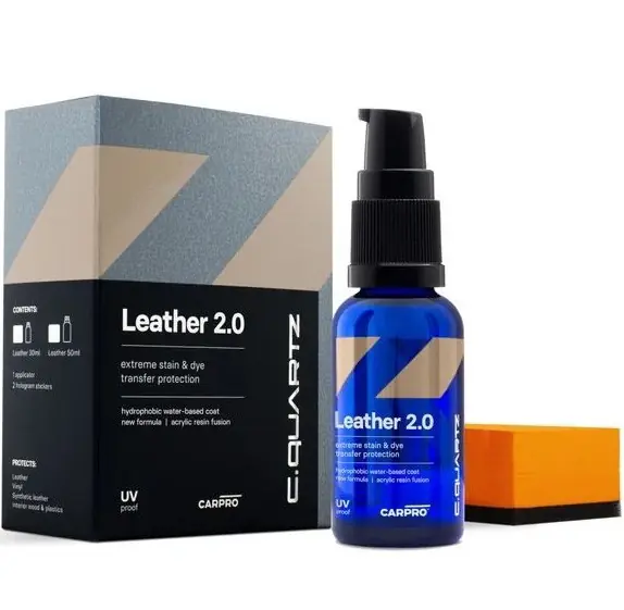Ieftin Protecție ceramică pentru piele CarPro CQuartz Leather 2.0 (50 ml)