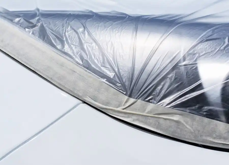 Folie de mascare 3M cu bandă adezivă - rolă 90 cm x 25 m (05969) Preț redus