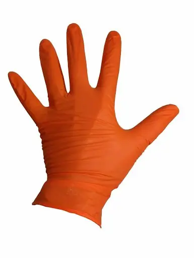 Mănușă din nitril rezistentă chimic Black Mamba Orange Nitrile Glove - L Nu rata