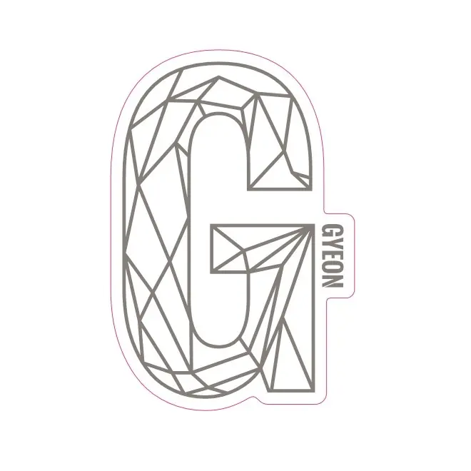 Bestseller Autocolant Gyeon G Sticker Silver (100 mm x 65,6 mm)