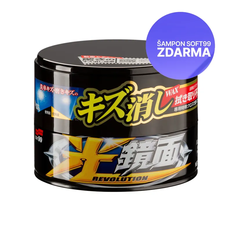 Retur ușor Ceară abrazivă Soft99 New Scratch Clear Wax Dark (200 g)