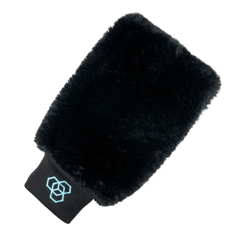 Mănuși de spălare Carbon Collective Supreme Plush Wash Mitt 4.0 (Black) Premium