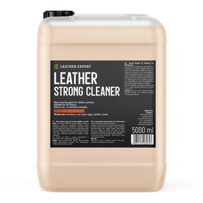 Detergent puternic pentru piele Leather Expert - Leather Strong Cleaner (5 l) Preț promoțional