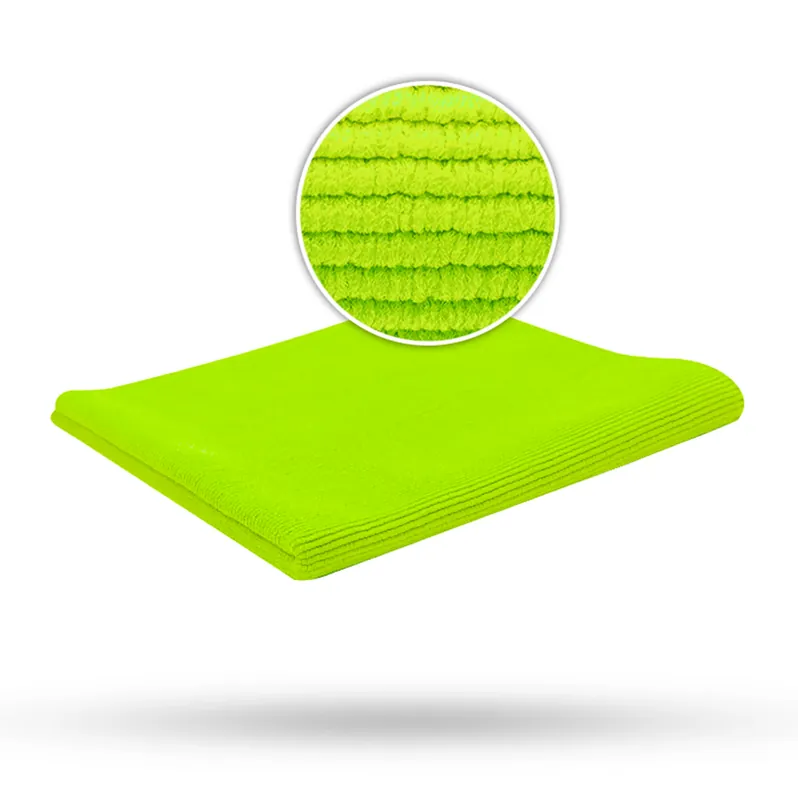 Plată securizată Lavetă din microfibră Liquid Elements Polishing Towel Green - 400 GSM 40 x 40 cm