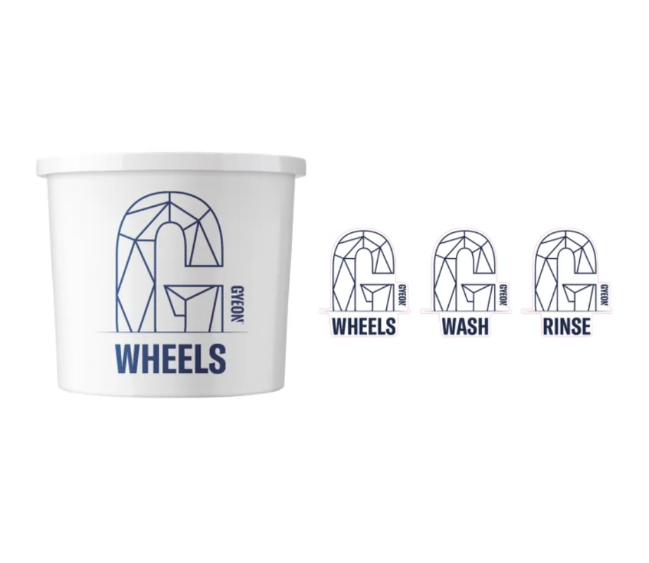 Gyeon Wash Bucket Stickers (3 pcs) Promoție