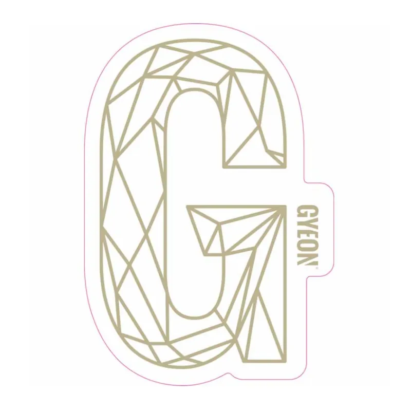 Reduceri Autocolant Gyeon G Sticker Gold (200 mm x 131,3 mm)