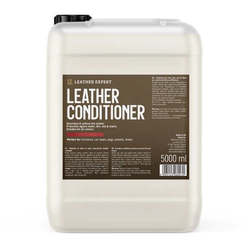 Balsam de piele Leather Expert - Leather Conditioner (5 l) Disponibil imediat