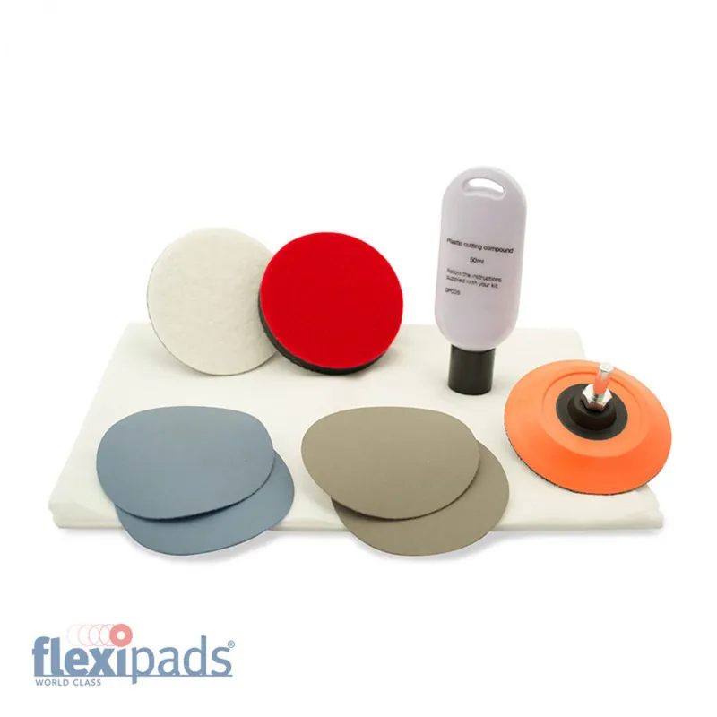 Flexipads Plastic Scratch Repair & Polishing Kit 75 Ofertă exclusivă