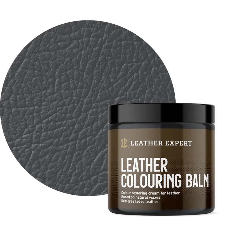 Balsam pentru piele Leather Expert - Leather Colouring Balm Dark Gray (250 ml) Preț redus