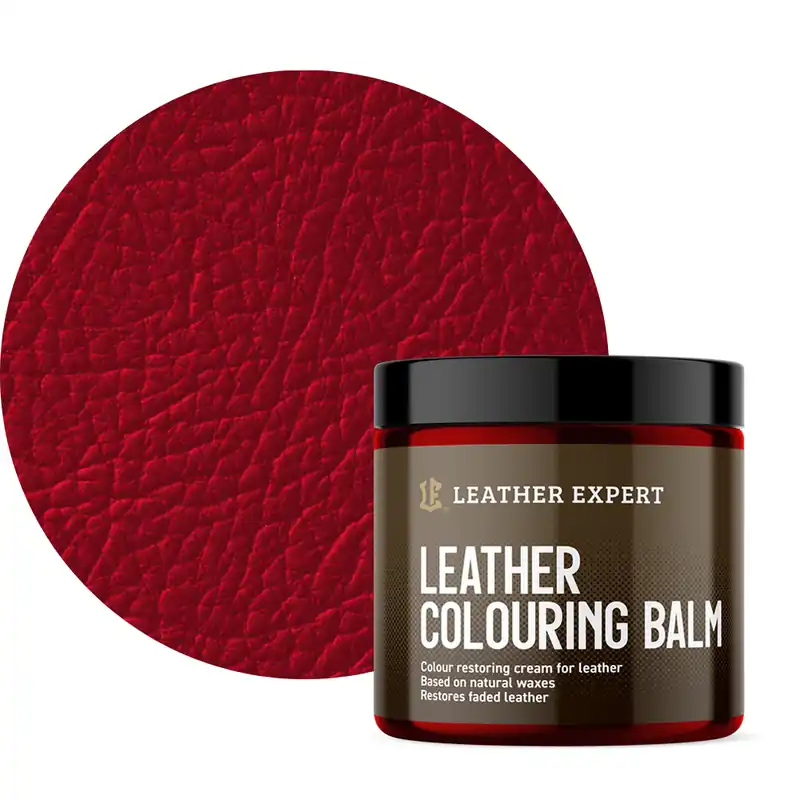 Balsam pentru piele Leather Expert - Leather Colouring Balm Red (250 ml) Noutate