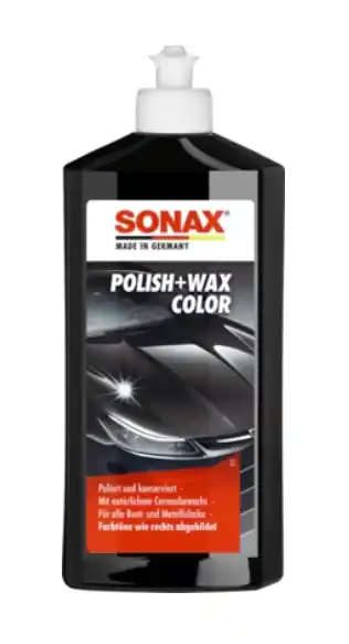 Preț redus Sonax Polish+Wax Color Schwarz (500 ml)