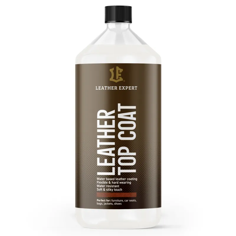 Lac poliuretan pe piele Leather Expert - Leather Top Coat (1 l) - lucios Mai ieftin