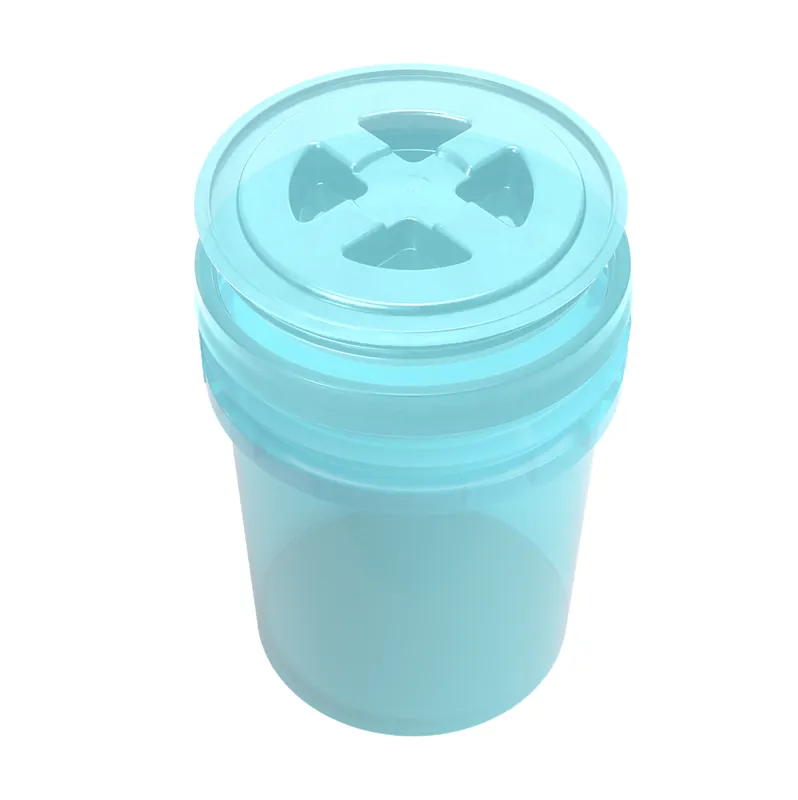 Preferatul clienților Capac pentru găleată Carbon Collective Gamma Seal - Turcoaz transparent