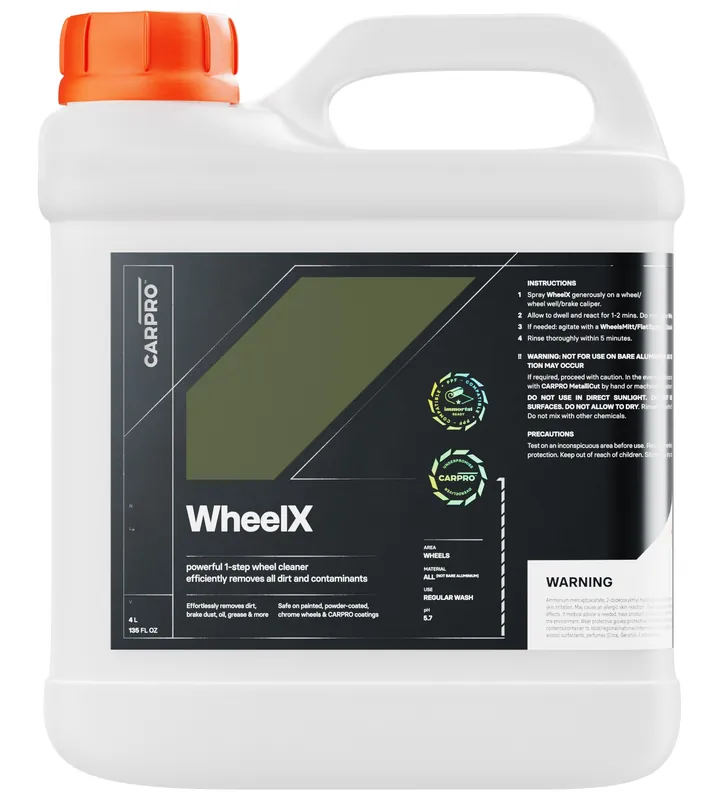 Soluție de curățare a roților CarPro WheelX (4 l) Plată sigură