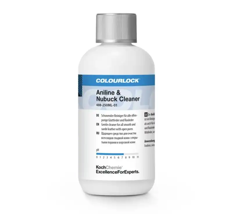 Soluție de curățare pentru anilină și nubuc COLOURLOCK de la KochChemie Soluție de curățare pentru anilină și nubuc (250 ml) Comandă acum