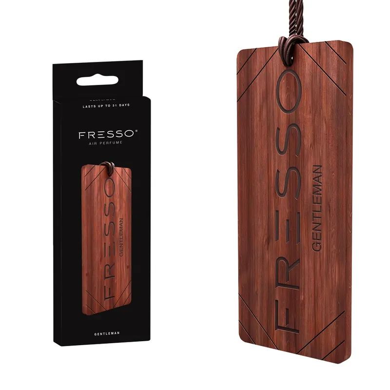 Parfum agățat în lemn Fresso Gentleman Wooden Hanger Lichidare de stoc