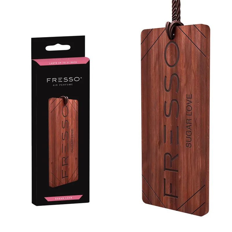 Parfum de agățat în lemn Fresso Sugar Love Wooden Hanger Ultima șansă