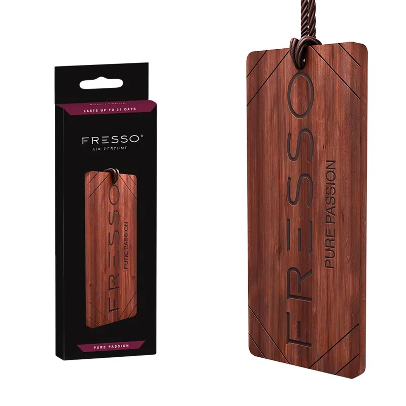 Retur gratuit Parfum de agățat în lemn Fresso Pure Passion Wooden Hanger