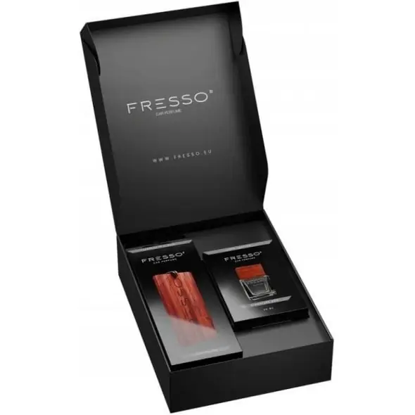 Ultima șansă Set cadou de parfum auto Fresso Dark Delight Gift Box