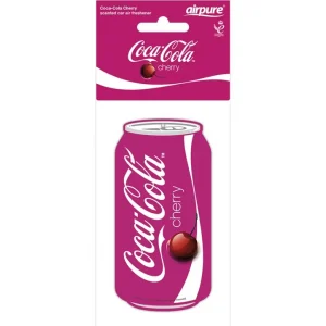 Bestseller Parfum auto suspendat Airpure Coca-Cola, aromă de cireșe Coca-Cola - doză