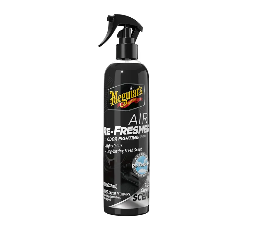 Meguiar's Air Re-Fresher Odor Fighting Spray - Black Chrome Scent (237 ml) Livrare gratuită