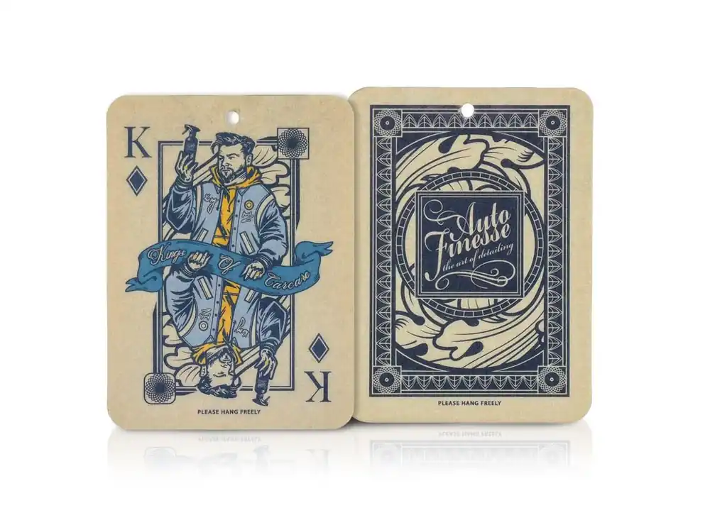 Odorizant de cameră cu parfum suspendat Auto Finesse, cu cărți de joc, KING Reduceri