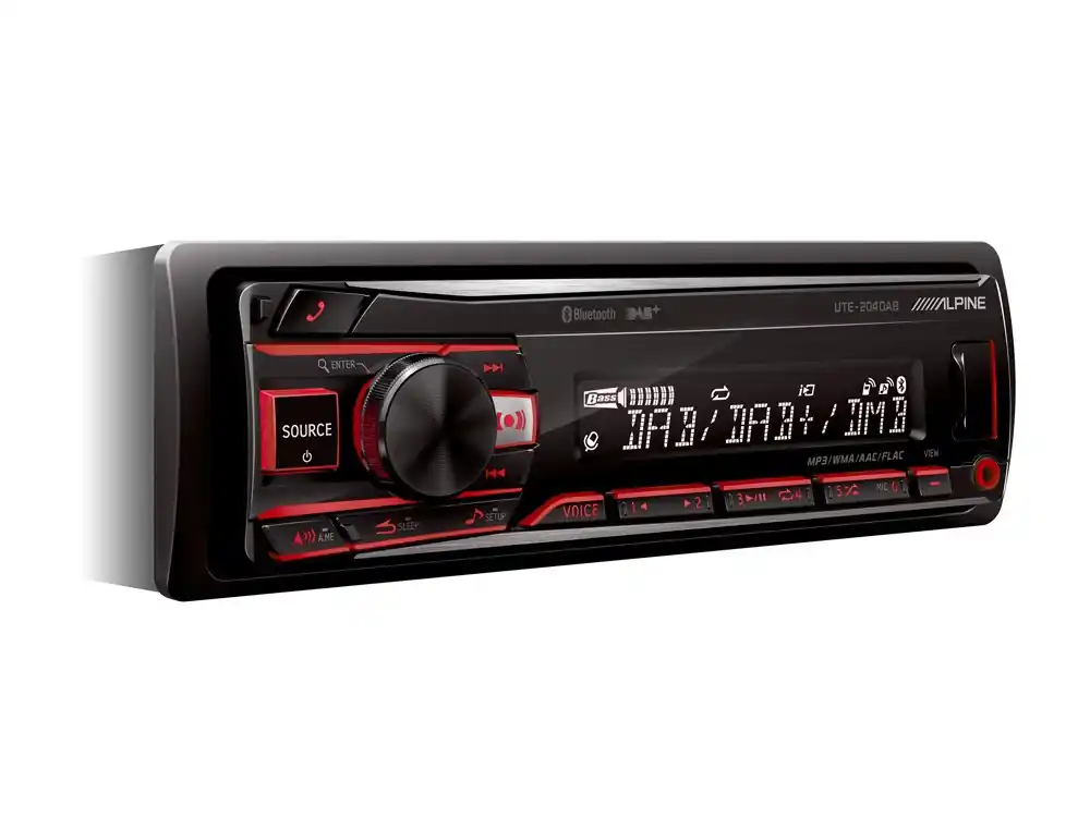 Radio auto digital Alpine UTE-204DAB Promoție