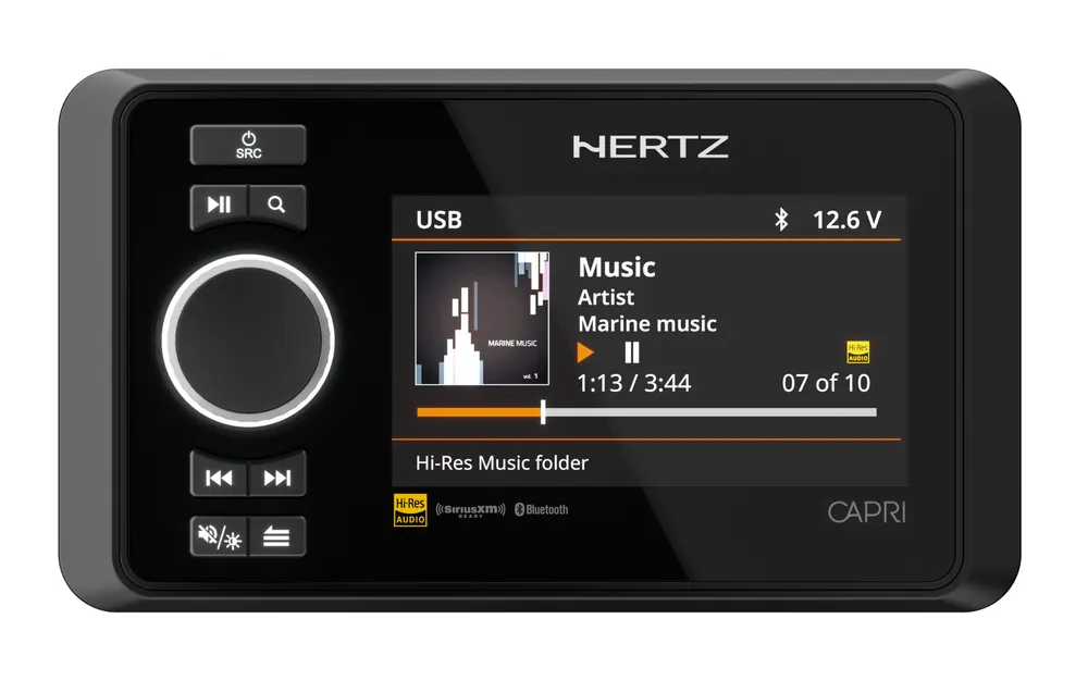 Bestseller Receptor media digital Hertz Capri H100 DAB+