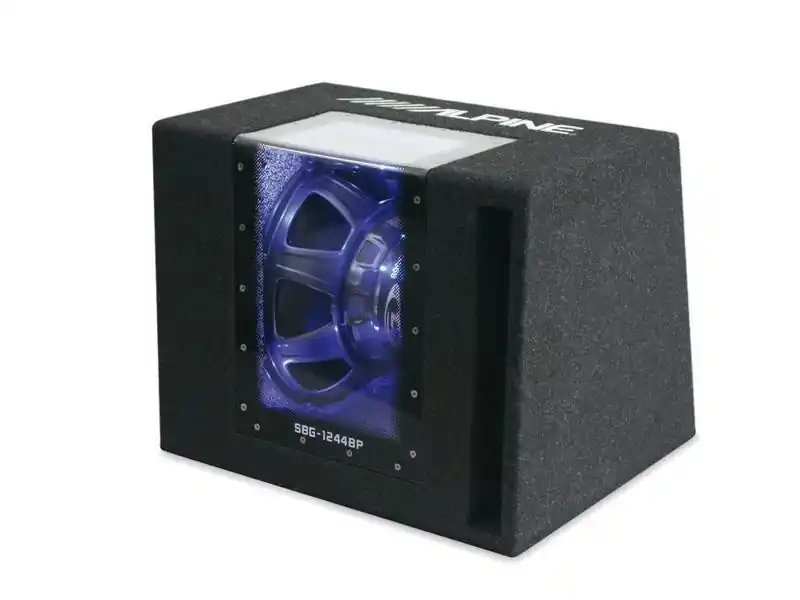 Subwoofer în cutie Alpine SBG-1244BP Preț redus